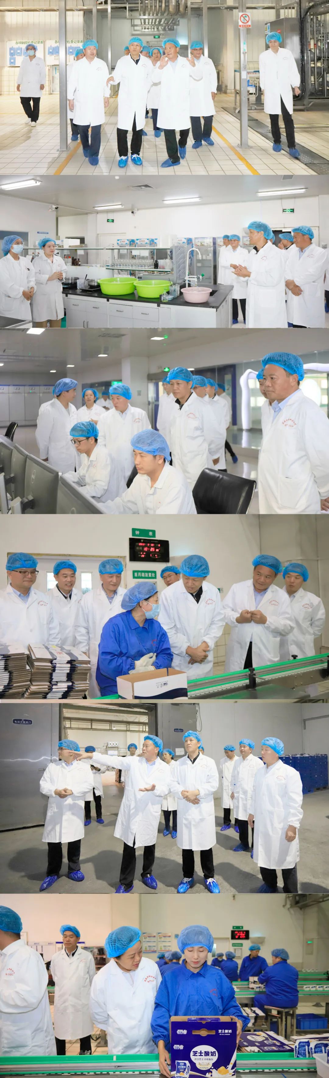 快乐过“双节”，安全不放假｜河南农投集团党委书记、董事长李晓寰一行莅临LD官方电竞（中国）有限公司官网乳业集团开展“双节”安全生产大检查活动并慰问一线职工、