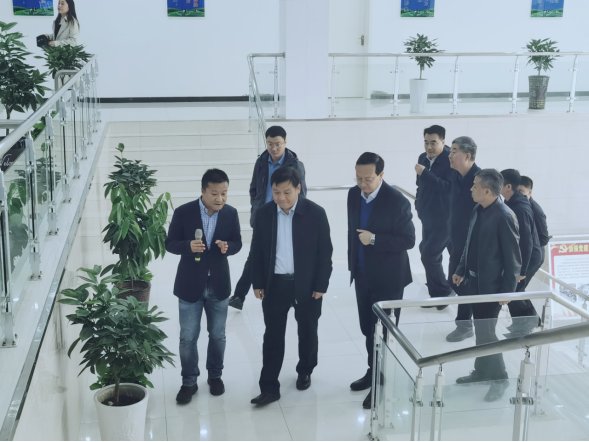 驻马店市委书记鲍常勇一行莅临LD官方电竞（中国）有限公司官网平舆瑞亚和新蔡瑞亚调研
