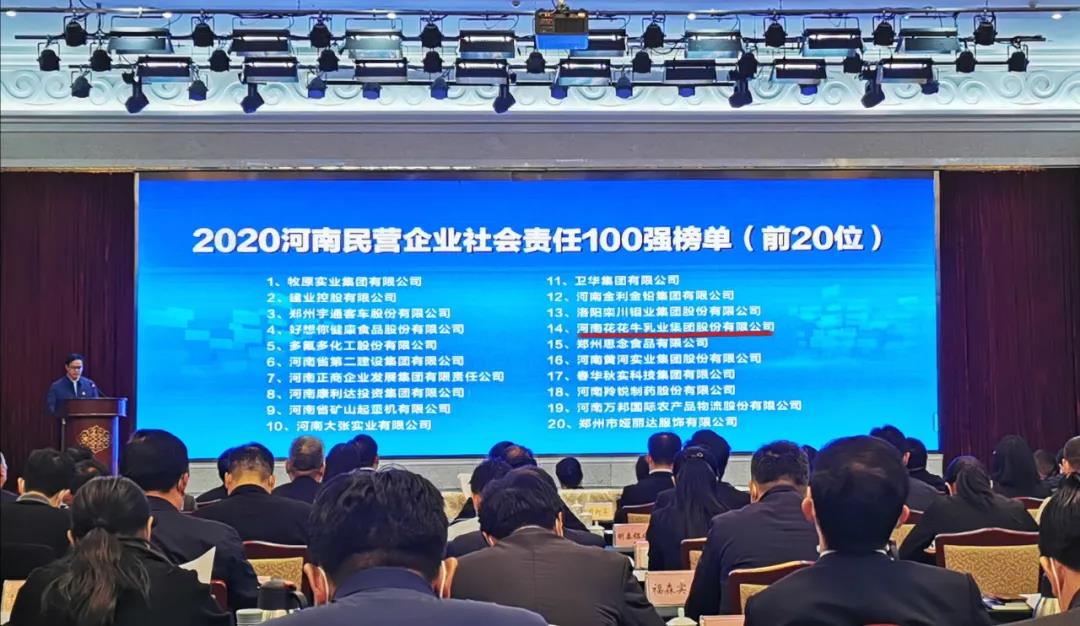 快讯 | 2020河南民营企业100强发布 LD官方电竞（中国）有限公司官网荣获“河南民营企业现代农业100强”、“河南民营企业社会责任100强”双荣誉