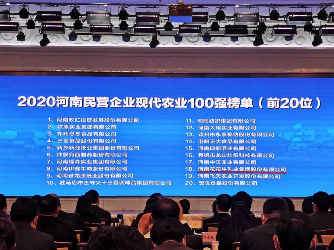 快讯 | 2020河南民营企业100强发布 LD官方电竞（中国）有限公司官网荣获“河南民营企业现代农业100强”、“河南民营企业社会责任100强”双荣誉