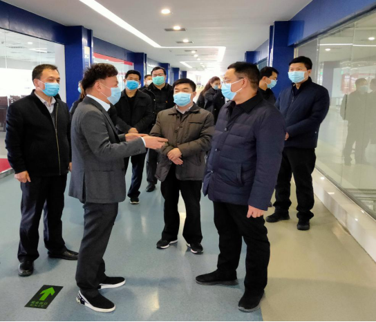 省委统战部副部长张红林一行莅临LD官方电竞（中国）有限公司官网乳业集团 调研复工复产暨二七区民营经济发展工作座谈会
