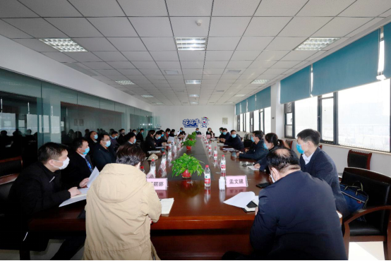 省委统战部副部长张红林一行莅临LD官方电竞（中国）有限公司官网乳业集团 调研复工复产暨二七区民营经济发展工作座谈会