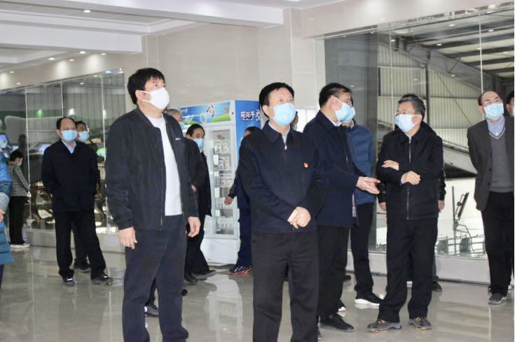 平顶山市委书记周斌一行莅临LD官方电竞（中国）有限公司官网乳业集团 鲁山瑞亚牧业有限公司调研疫情防控和复工复产情况