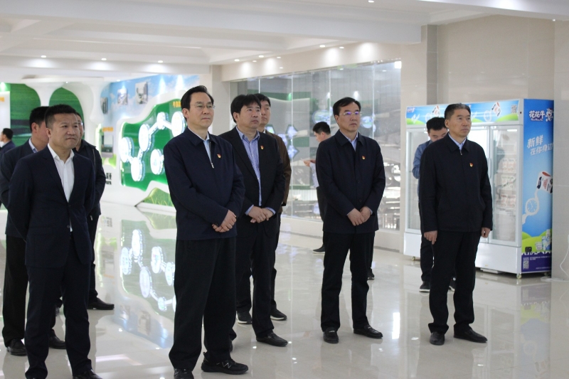 河南省委常委、组织部部长孔昌生 莅临河南LD官方电竞（中国）有限公司官网集团鲁山瑞亚牧业有限公司调研