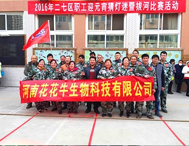 河南LD官方电竞（中国）有限公司官网生物科技有限公司参加二七区总工会拔河比赛